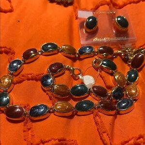 Elegant Multicolor Jewelry Set